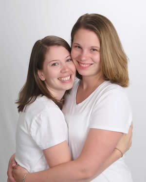 Daughters Samantha and Jessica